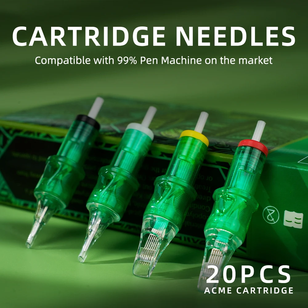 

5/10/20Pcs Tattoo Cartridge Needles Round Liner Disposable Sterilized Safety Tattoo Needle For Tattoo Machines Tattoo Grips