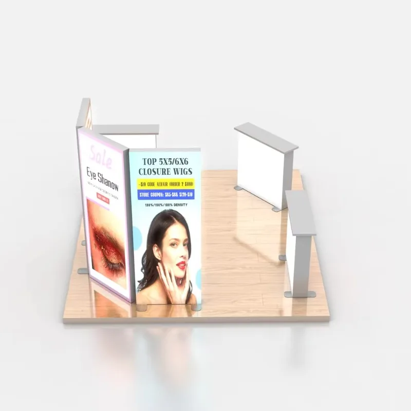 Portable LED Light Box Exhibition Booth Multi-functional Trade Show Advertising Display Stand Business Event Promotion Display view 4