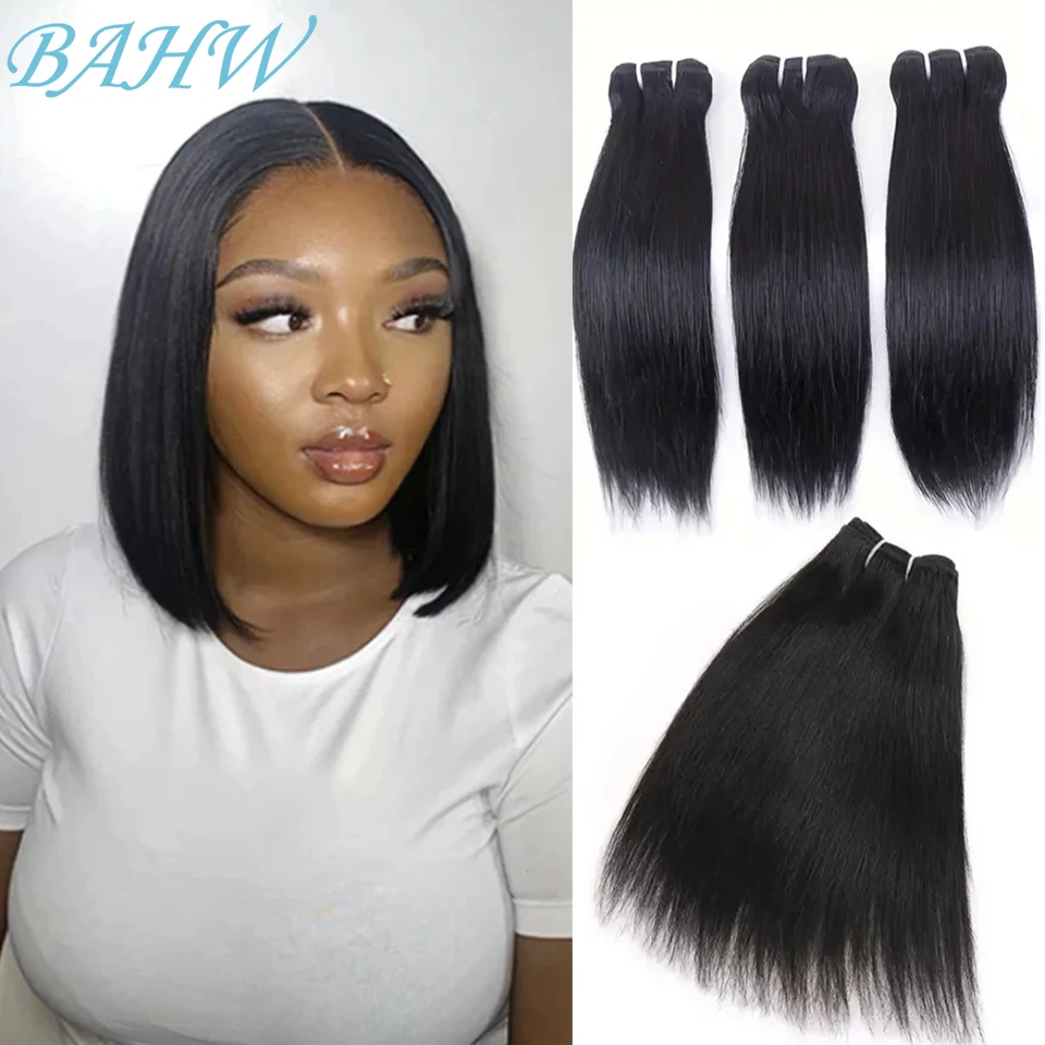 12A Indian Raw Hair Weave Human Hair Bundles 8 Inch Bone Straight 100% Virgin Human Hair Extension 1/3/5 Pcs Bundle Cheap Price