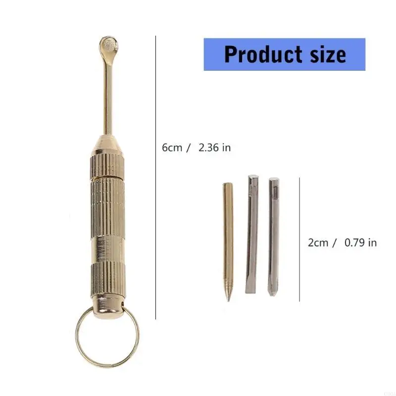 C90A 4 In1 Mini Portable Goldable Opener Overler Outclivers Overse Check Check Cleaner Capter Kite