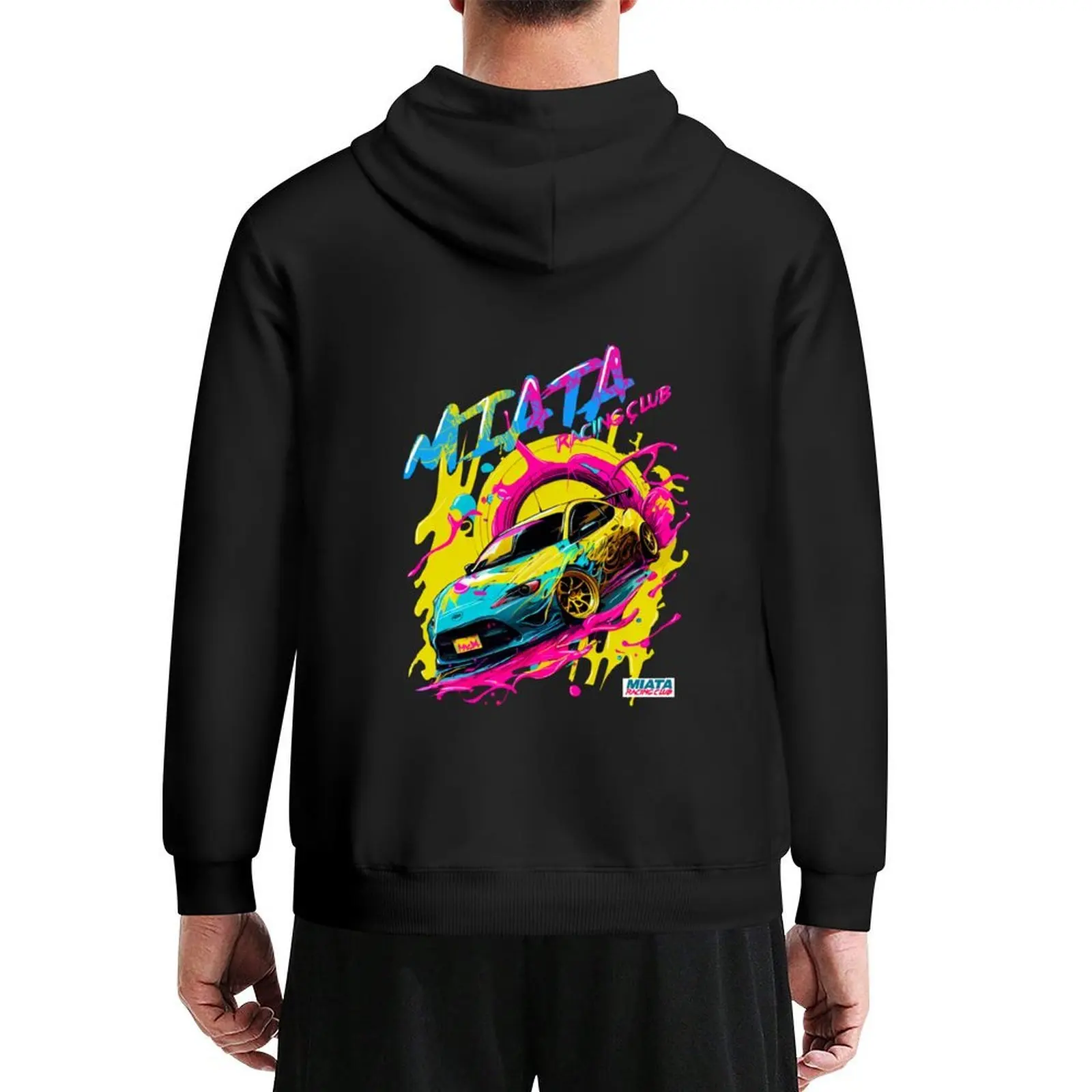 Miata Racing Club Hoodie korean clothes mens designer clothes fashion men male clothes tracksuit men