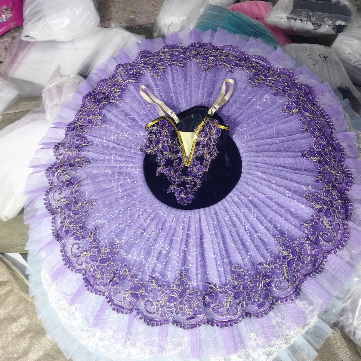 بحيرة البجع الباليه توتو تنورة المخملية أعلى أداء الأطفال زي الاطفال البطن الملابس المرحلة المهنية توتو