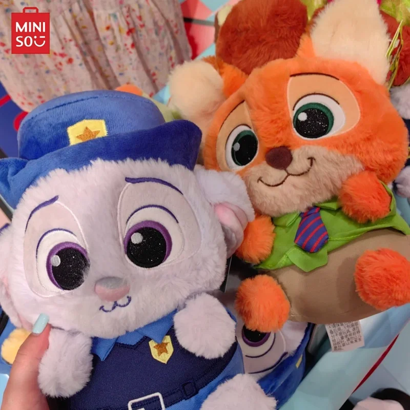 

MINISO Disney Crazy Animal City Citizen Series Plush Doll Judith & Nick Stuffed Toys Collectible Soft Toys for All Ages