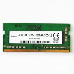 DDR4 RAMS 4GB 3200MHz Laptop memory ddr4 4GB 1RX16 PC4-3200AA-SCO-11 SODIMM memoria 1.2v for notebook 260PIN