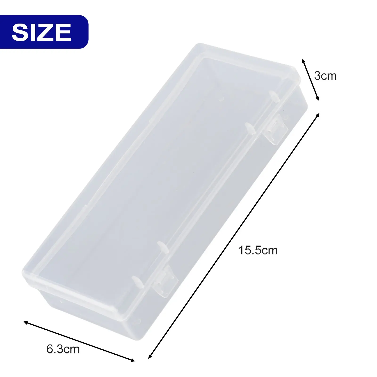 Hardware Onderdeel Gereedschapskist Transparant Plastic Cosmetica Briefpapier Opbergdoos Sieraden/Diy Sieraden Stofdichte Houder Houder Container