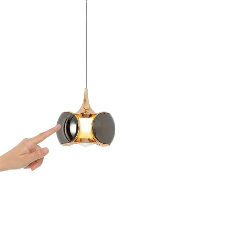 

Adjust the lifting small chandelier Nordic bedroom bedside chandelier telescopic hover touch switch Cree light source 3000K