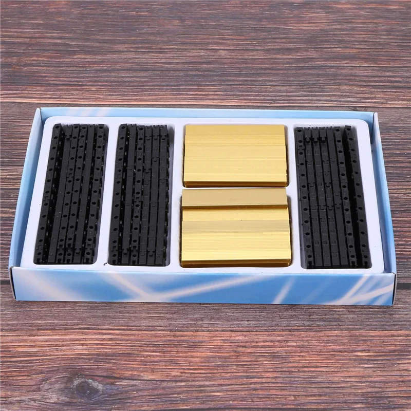 Eleganckie-152 Grupy Złotych Metalowych Etykiet z Cyframi Arabskimi, Cena Zawiera Wszystkie