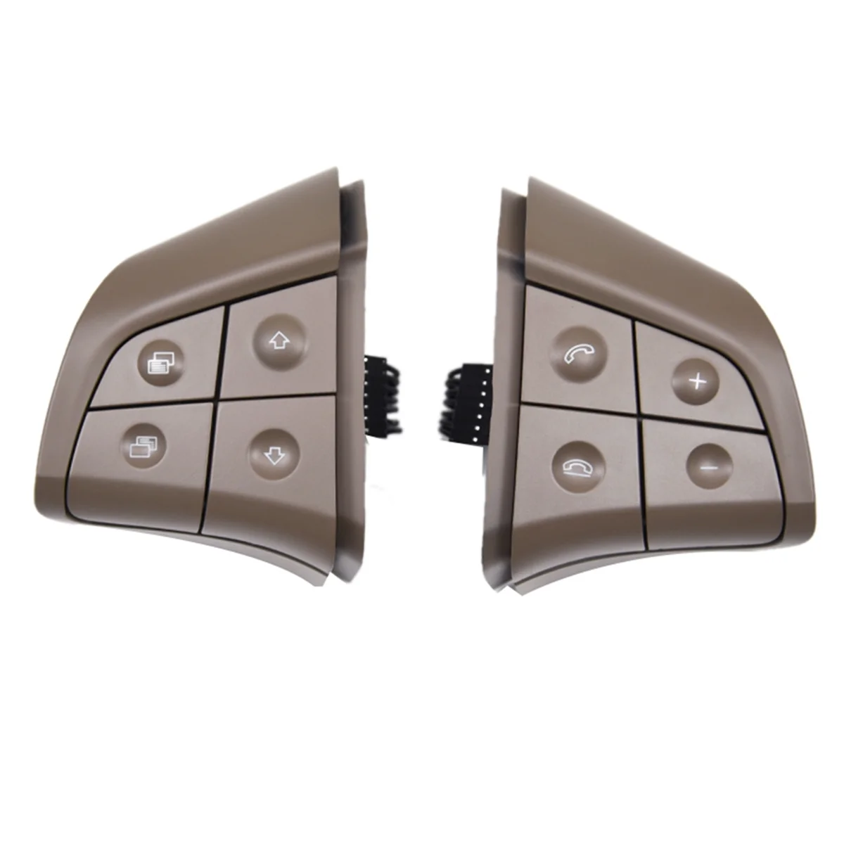 

Car Steering Wheel Button Switch Assembly Multifunction Switch for Mercedes Benz ML B R Class W164 W245 W251 Brown