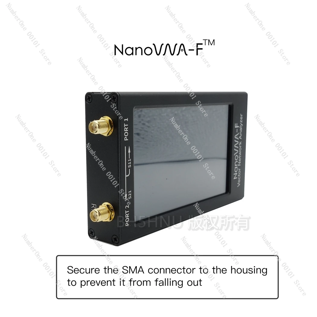 NanoVNA-F Vector Network Analyzer HF VHF UHF Antenna Analyzer Short Wave Standing-Wave Meter