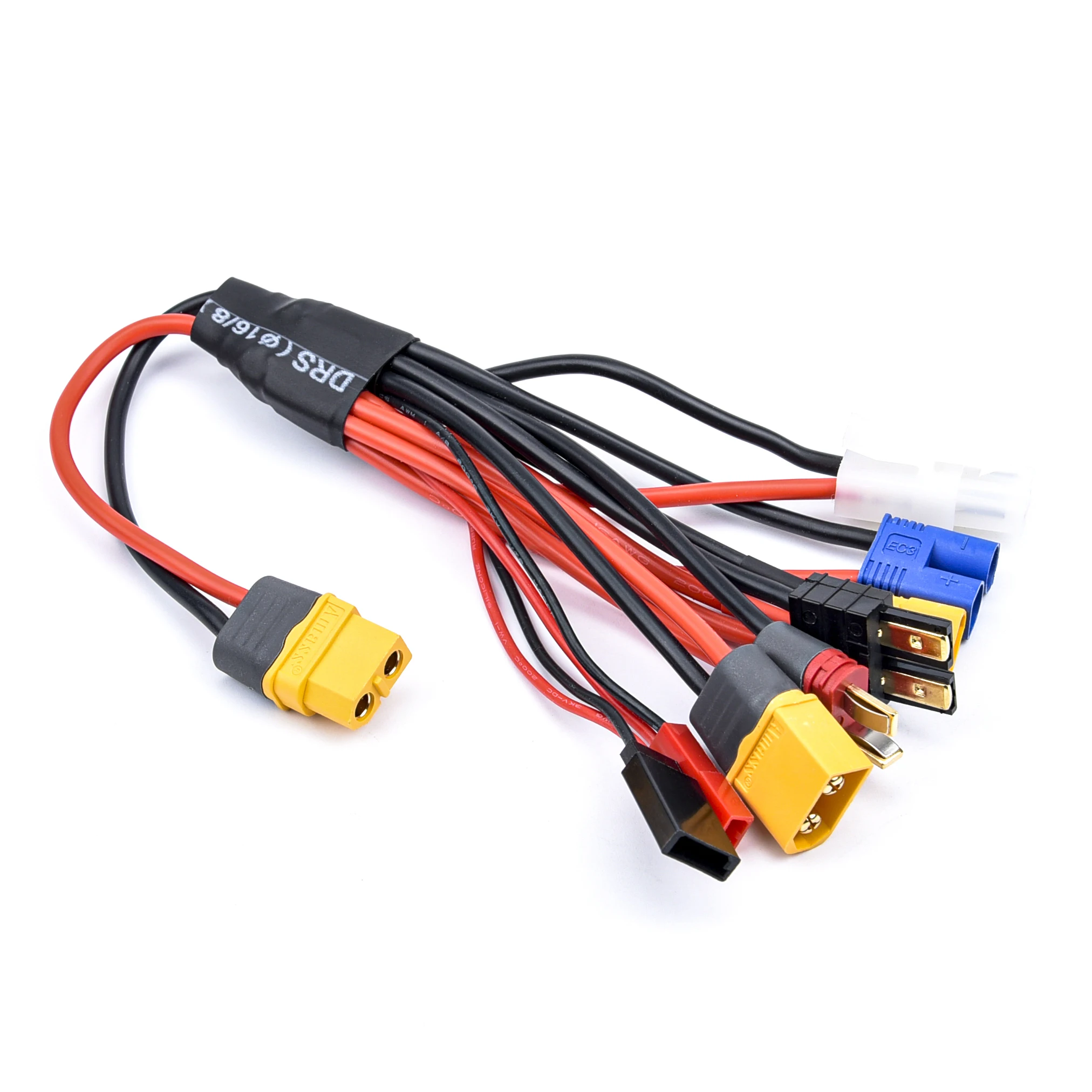 Multifunction Balance Charging 8IN1 Soft Silicone Charging Wire XT60 Connector to XT60 XT30 T Plug  JST EC3 Wire Cable for RC