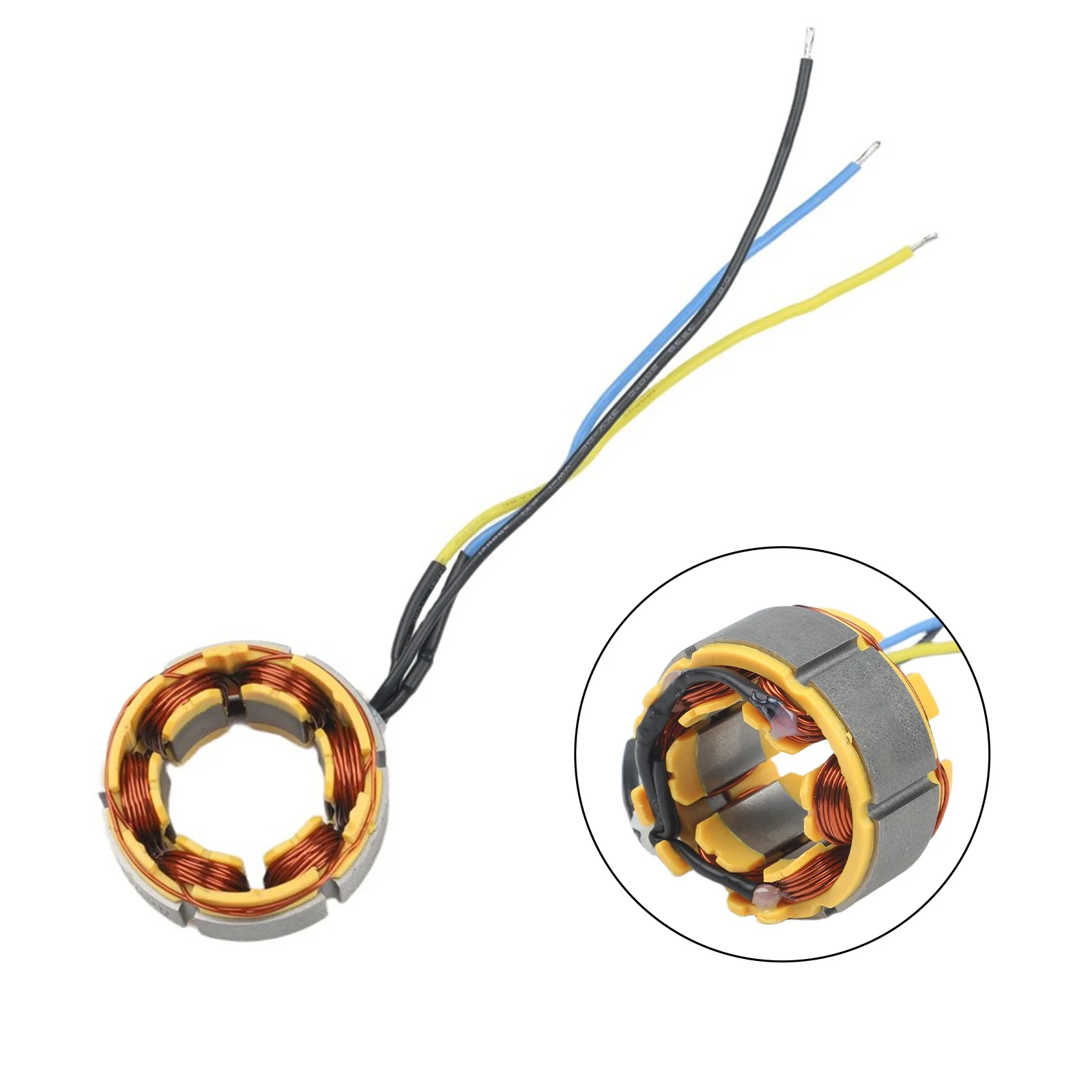 Stator Rotor Replacement Parts For Dayi 2106 Brushless Electric Wrench Motor 7 Tooth Metal Repair Tool Accessories