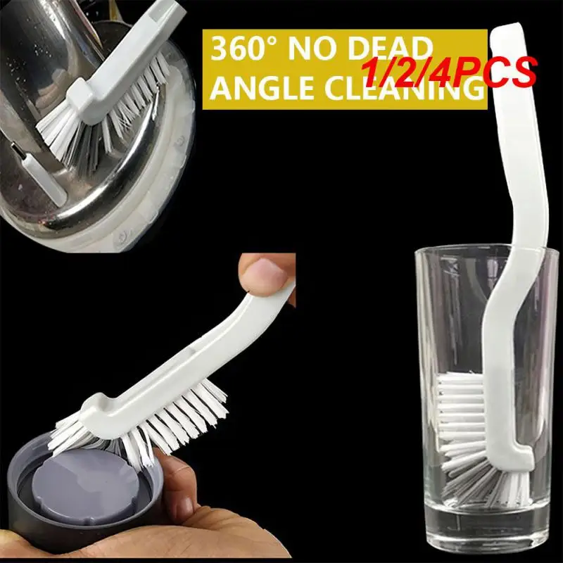 1/2/4PCS Kitchen Cleaning Brush Washing Cup Brush Wall Breaking Machine Brush Special Cleaning Crayfish Brush Long Handle Small