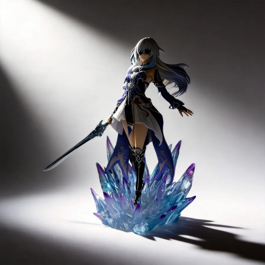

Genshin Impact Jingliu 2D Bishoujo Anime Figure - 28cm Game Peripheral Statue Model Decoration