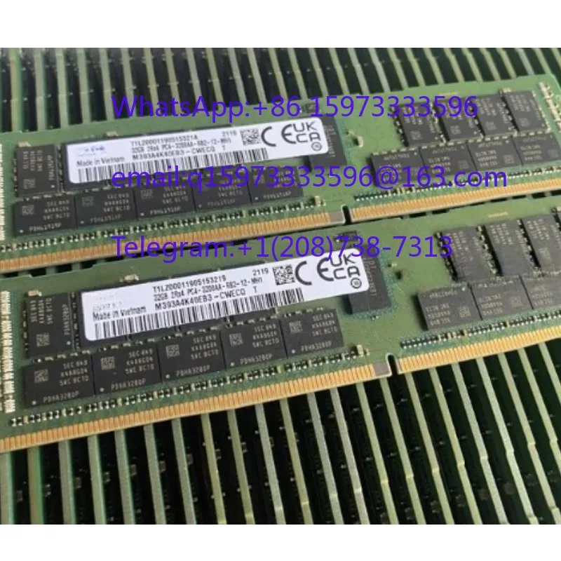 Multi-spec DDR4 ECC REG 32G Server RAM 2400/2666/2933/3200 High Performance Memory Stick