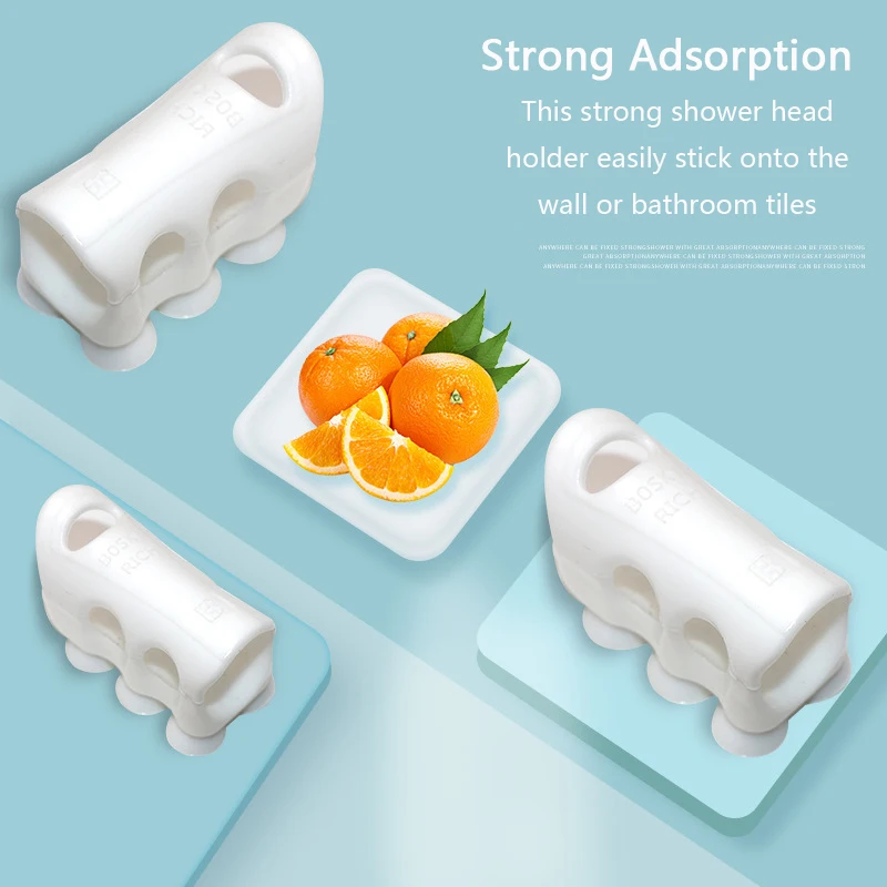

Shower Head Holder Suction Cup Home Shower Adjustable Holder Silicone Wall Suction Vacuum Cup Rack Stand Bathroom Accessories