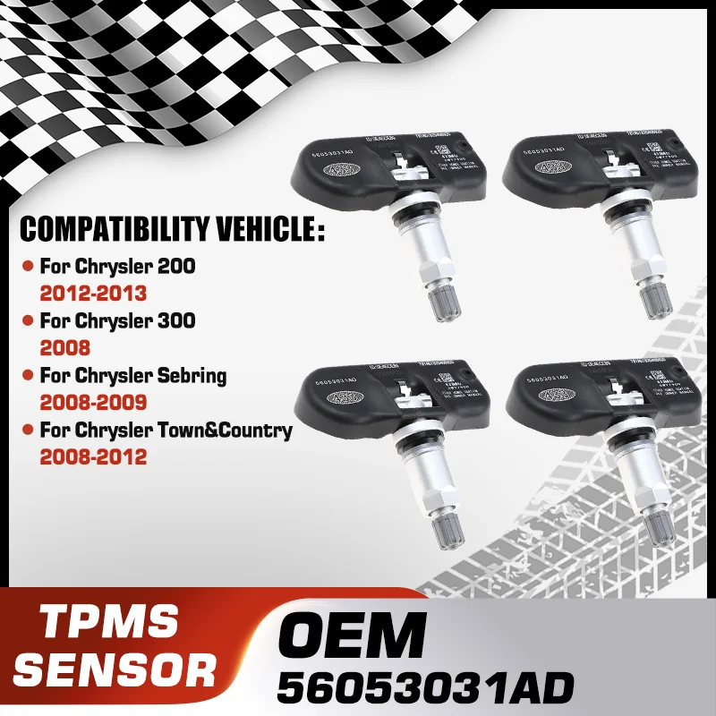 

Tire Pressure Sensor For Chrysler 200 2012-2013 Chrysler 300 2008 Chrysler Sebring 2008-2009 Chrysler Town & Country 2008-2012