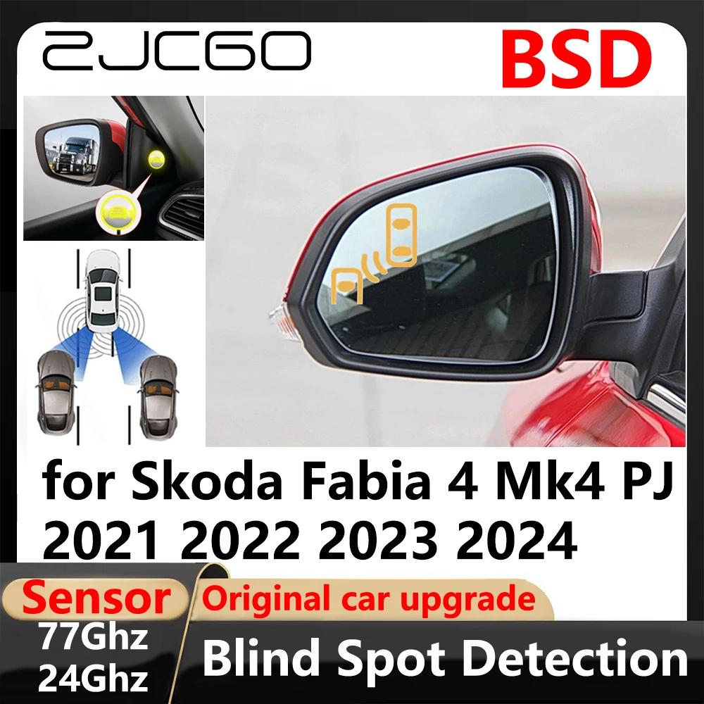 

BSD Blind Spot Detection Lane Change Assisted Parking Driving Warnin for Skoda Fabia 4 Mk4 PJ 2021 2022 2023 2024