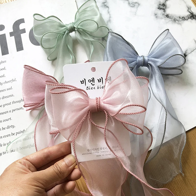 ใหม่ Organza ริบบิ้น Fishtail เส้นด้าย DIY Handmade เชิญของขวัญกล่องเค้กดอกไม้ Bowknot Party จัดเลี้ยงอุปกรณ์เสริมเครื่องประดับ