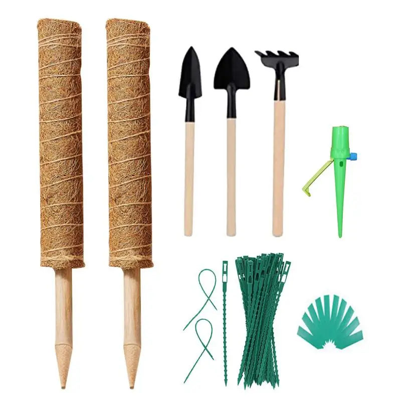 

Garden Coir Totem Coconut Palm Sticks Moss Moss Stick Vine Support Plant For Climbing Plants Support Extension