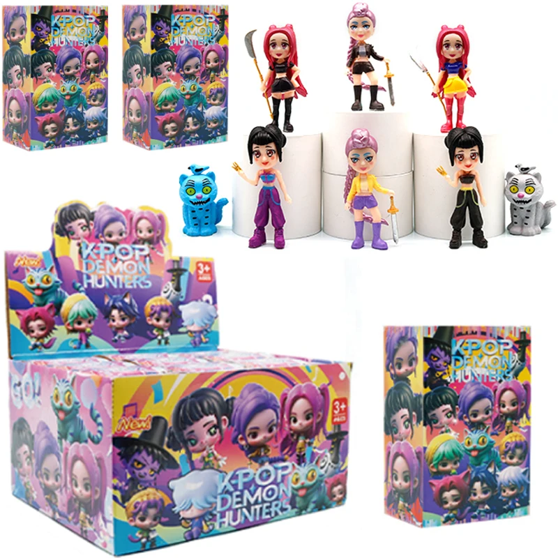 

2025 НОВИНКА Аниме KPop Охотники на демонов Кукла Виниловая игрушка Руми Мира Дои Персонаж виниловая маска фигурка Подарок на день рождения Подарки для фанатского клуба