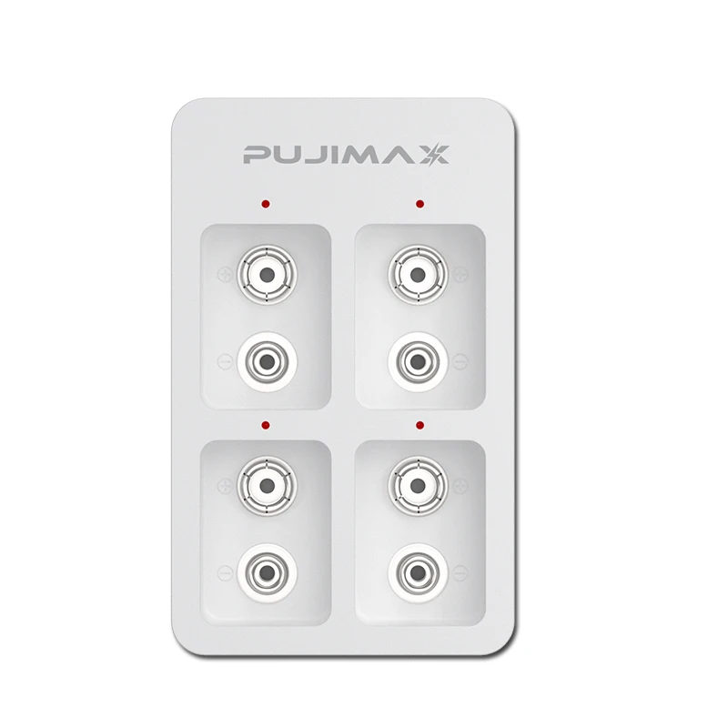 Inteligentna ładowarka do akumulatora niezależne gniazdo USB Adapter 4 gniazda 9V 6F22 do akumulatorów litowo-jonowych Ni-MH/ni-cd/Li-ion — zdjęcie 2