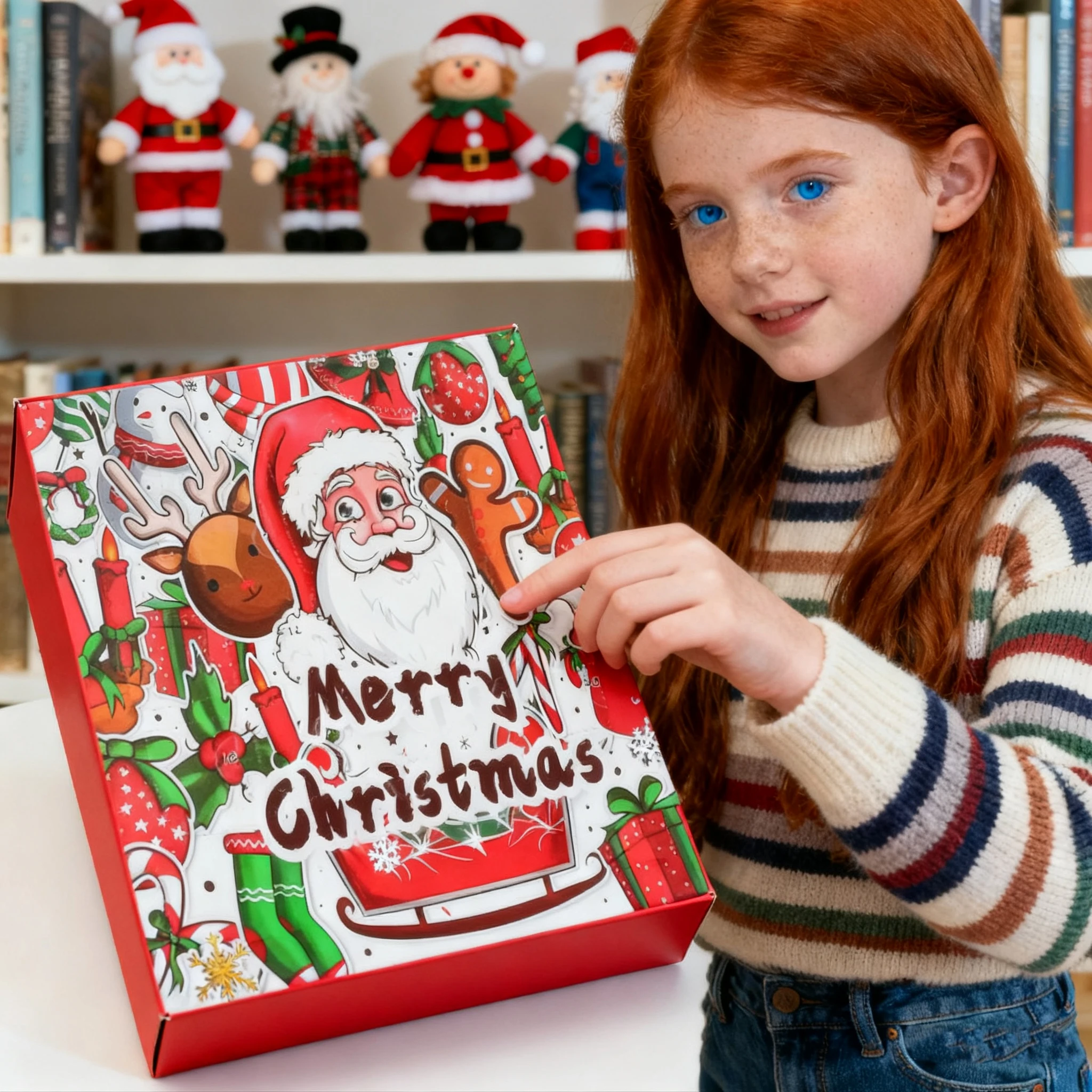 Christmas Countdown 24DIY Bracelet Set, Fashionable and Simple Women's Jewelry Zinc Alloy Beaded Bracelet Christmas Gift