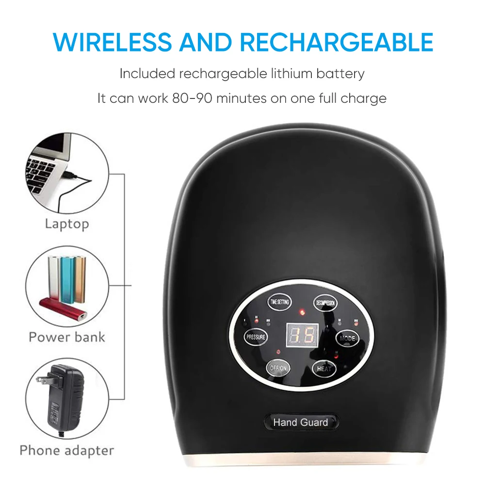 Home use Multifunction Wireless Vibrating Massager for hands relax Air Compression Hands Massager