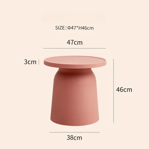 Nordic Design Coffee Tables Living Room Premium Minimalist  Round Colorful Tavolino Da Salotto Loft Decor Interior side table