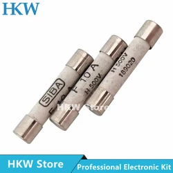 5pcs/lot SIBA 7006565/189020 6*32mm Fast Blow Tube Fuses H500V 160MA F2A F5A F10A F3.15A 315MA 1A 20A 25A 2.5A Ceramic Fusible