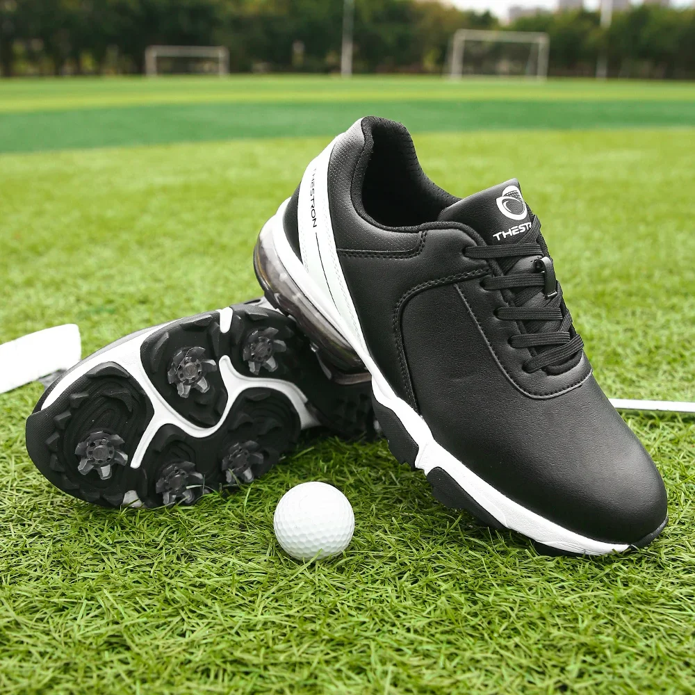 Men Golf Shoes Spikes Golf Wears for Men Golfers Footwears Anti Slip Walking Sneakers