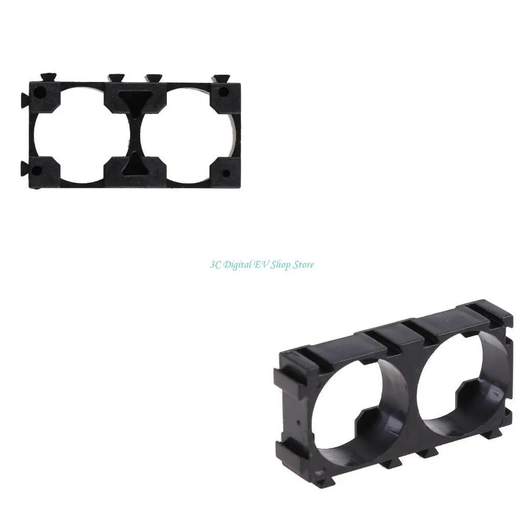 

E74D Упаковка из 10 литий-ионных аккумуляторов 18650. Кронштейн-держатель для двойной батареи. Крепежные детали из АБС-пластика.