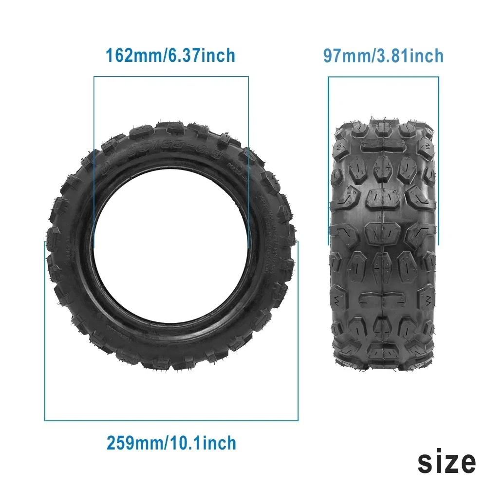 11 Inch Off-road Wear-resistant Tubeless Tyre 90/65-6.5 for Dualtron Thunder Speedual Plus Electric Scooter Vacuum Tyre Parts