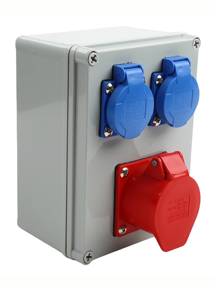 For Construction IP44 Distribution Box Compact And Robust Design High-quality Materials For Workshops For Construction Sites