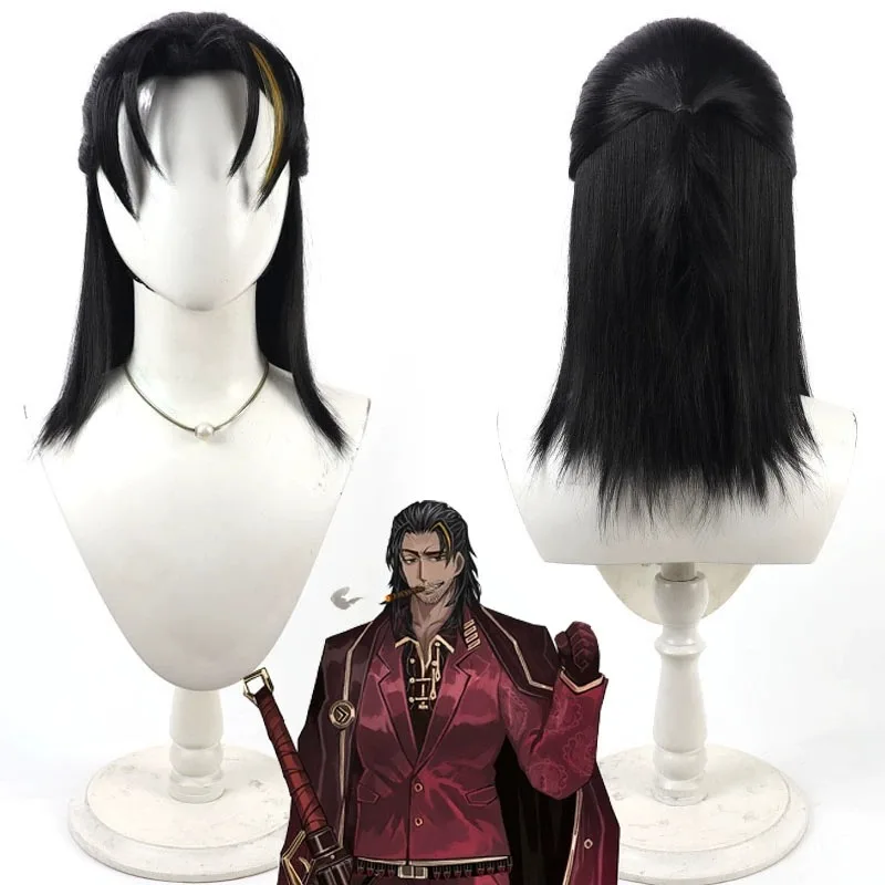 Lei Heng Cosplay Wig Game Limbus Company Cosplay Halloween Carnival Uniforms Fancy Party Suit Custom Made Anime Synthetic Hair