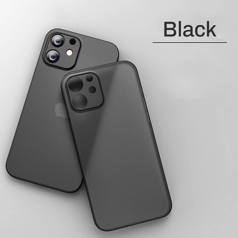 Für iPhone 11 12 13 14 15 Plus Pro Max Mini X Xr XsMax Schlanke Hülle PP Hüllen Ultradünne Matte Kunststoff Handyhülle – Detail 5