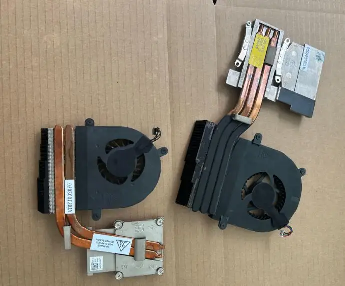 

For DELL M17X R3 R4 motherboard GPU CPU Heatsink Cooler FAN CN-0650RY CN-0YHP1P ,Used ,full works