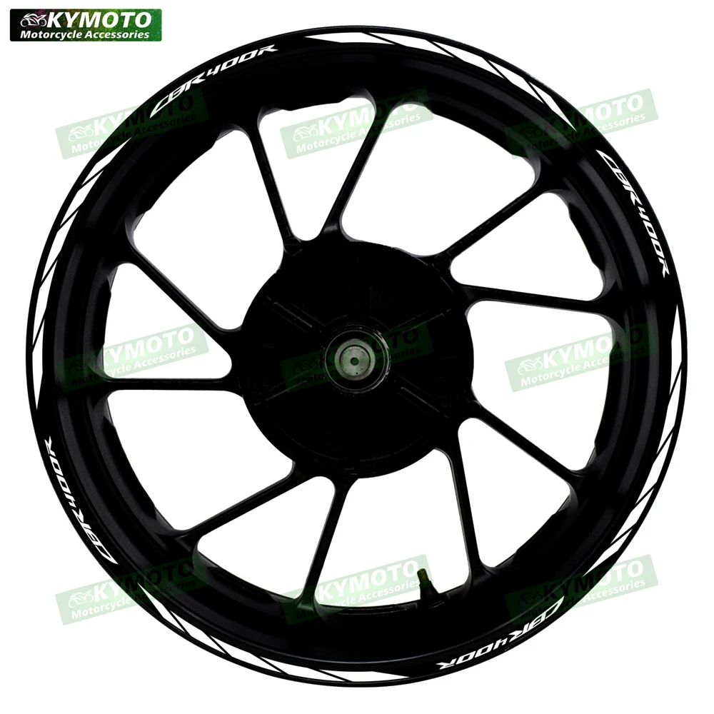 

Stickers for HONDA CBR400R motorcycle 17 inch front and rear cover scratch decal wheel modified waterproof reflective rims