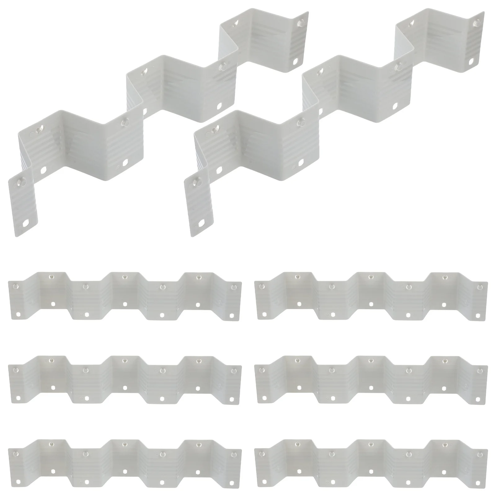 1Set Drawer Divider Plastic Sub-Grid Organizer for Deep Drawer Storage DIY Honeycomb Grid Multipurpose Sundries Organizer