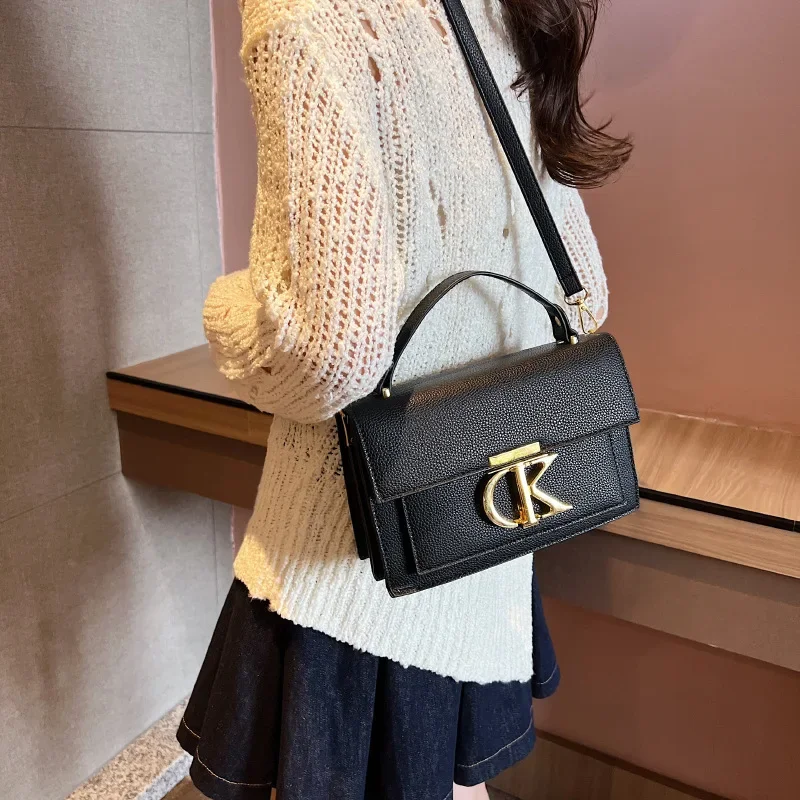 

2025 New! Portable & Fashionable Women's Light Luxury Niche Shoulder Bag - Versatile High - End Small Square Messenger