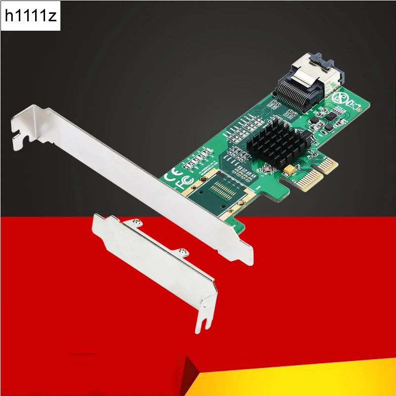 

PCIE SATA Expansion Card PCI Express X1 to SFFF-8087 4 Port SATA3.0 6Gb Controller Marvell 9215 Chip Converter Riser for HDD SSD