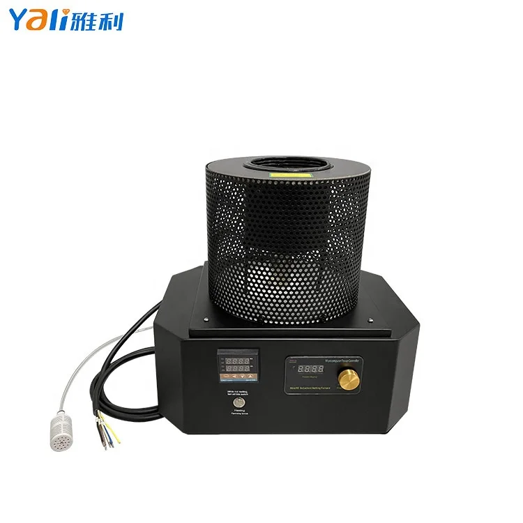 5KG 8000W 380V 1500 Degrees Speedy  Gold Smelting Furnace Metal Melting Machine Aluminum Melting Furnace