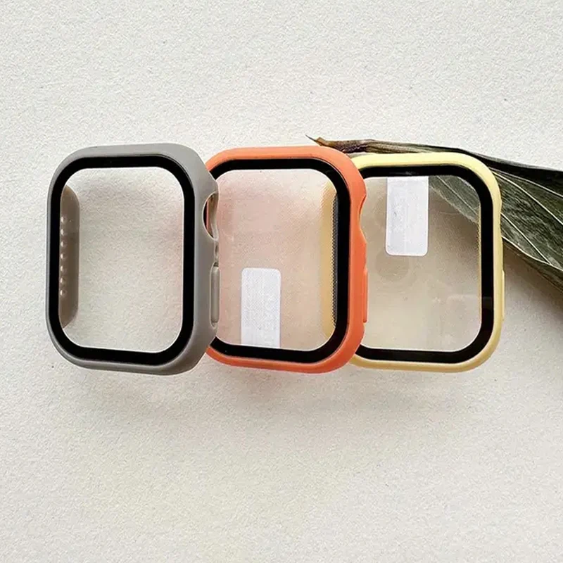 3 Stück gehärtetes Glas für Apple Watch 11–10 Displayschutzfolie 9 8 7 6 5 4 3 SE 40 mm 41 mm 46 mm 45 mm 42 mm 38 mm Zubehör