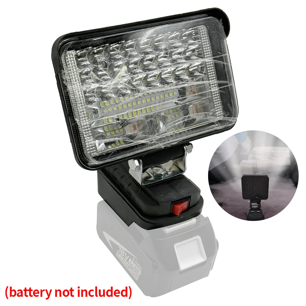 

For Makita 18V Li-ion Battery LED Work Light 3/4 Inch Flashlight Portable Emergency Flood Lamp Camping Lamp