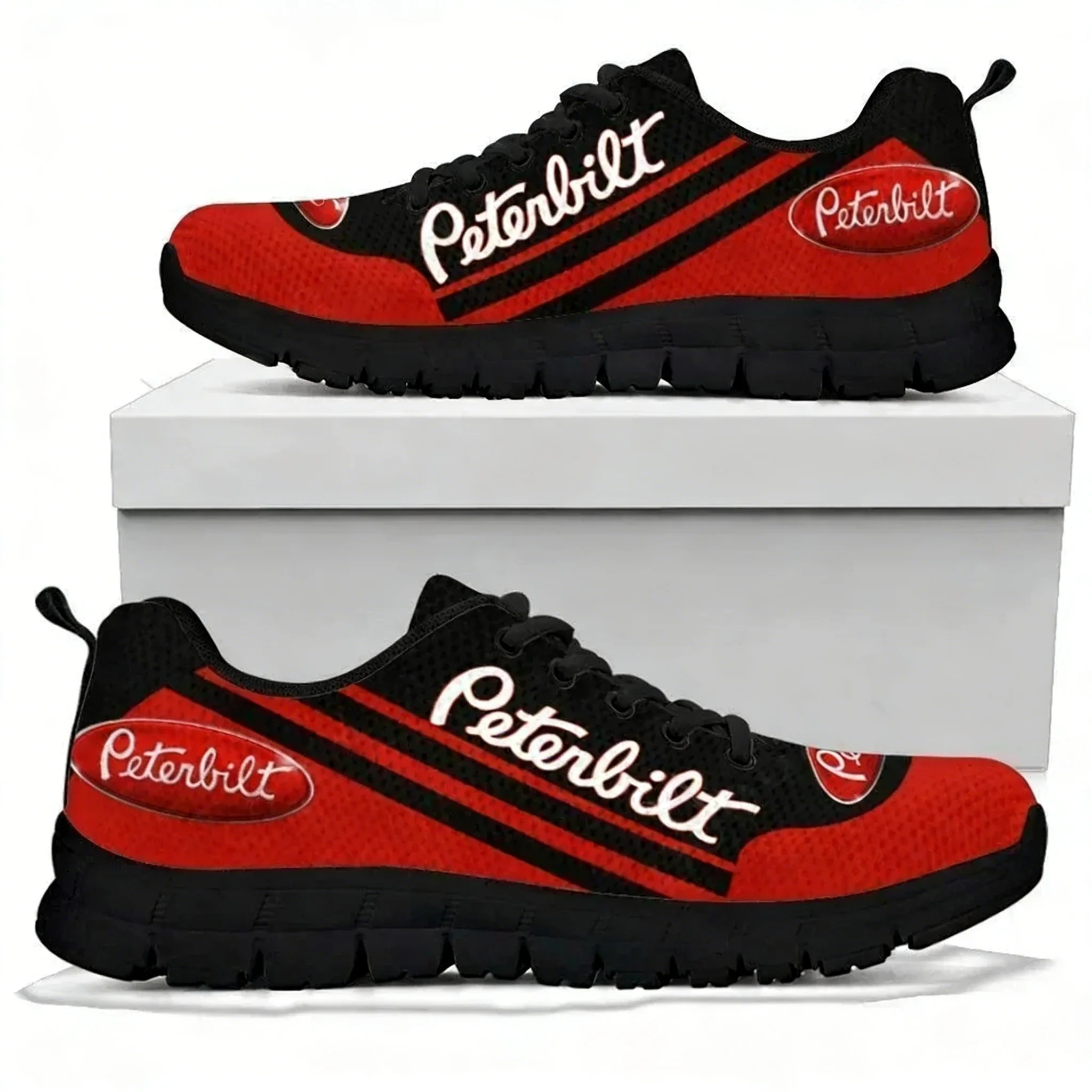 

Peterbilt Sports Shoes Mens Womens Lightweight Sneakers Casual Walking Shoes Custom Made Sneakers