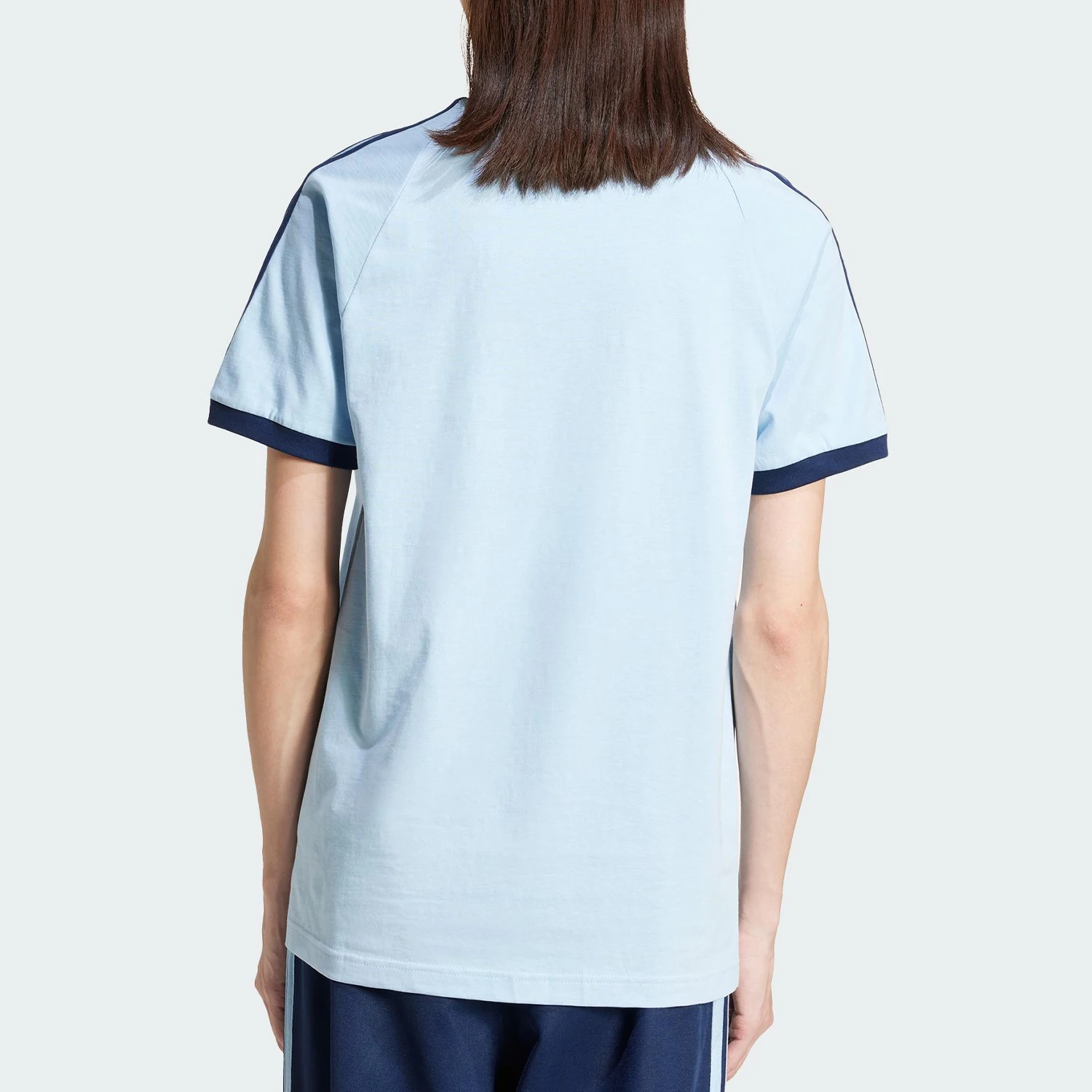 Adidas genuine clover men's fashionable and simple round neck short sleeved T-shirt JN7018