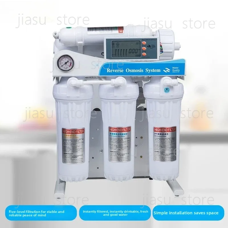 DIY High Flow RO Pure Water Machine, Household Reverse Osmosis Water Filter for Direct Drinking