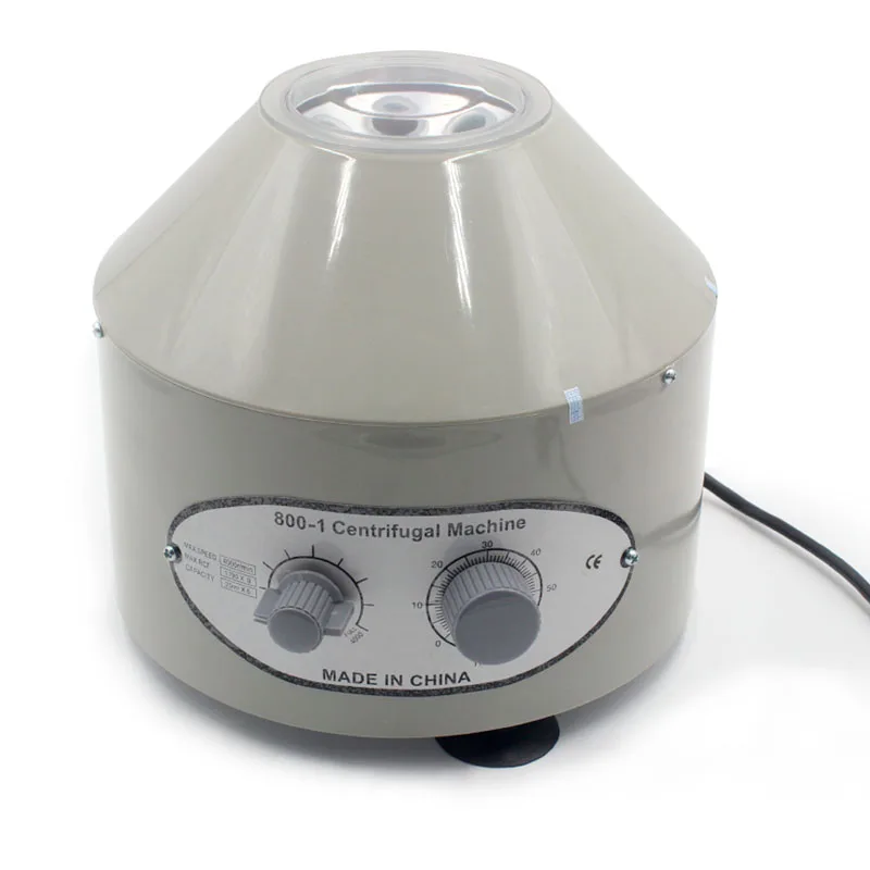 800-1 Electric Laboratory Centrifuge Centrifuge Machine Supplies PRP PRF Plasma 4000rpm Adjustable Timing Prp Separation Machine
