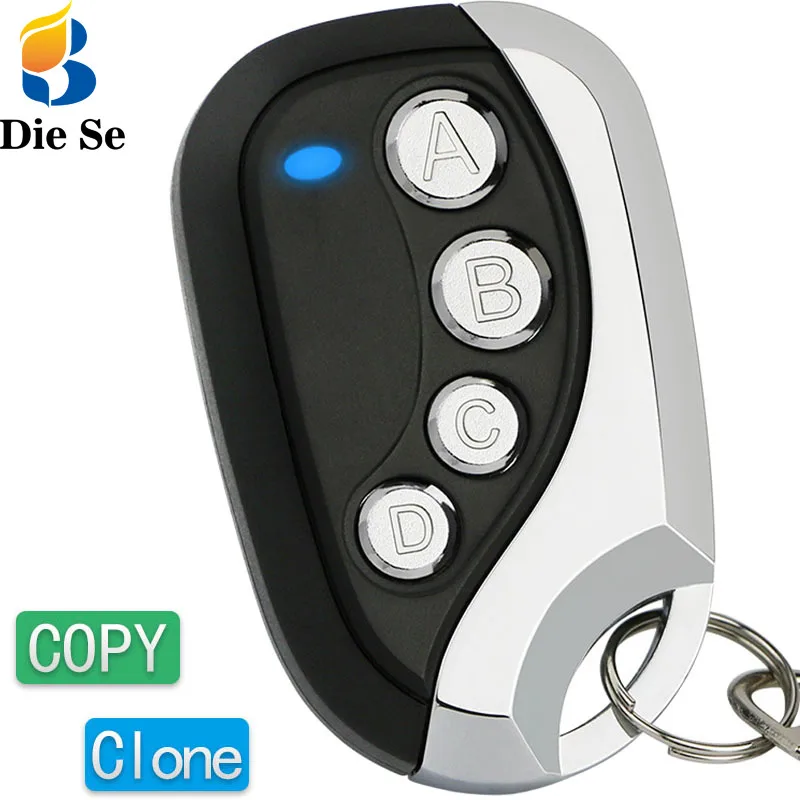 

433Mhz Rf Copy Remote Control 50m 4 Button Transmitter Clone Fixed Learning Code for Gadget Gate Garage Door Doorhan Nice Came