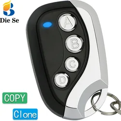 433Mhz Rf Copy Remote Control 50m 4 Button Transmitter Clone Fixed Learning Code for Gadget Gate Garage Door Doorhan Nice Came