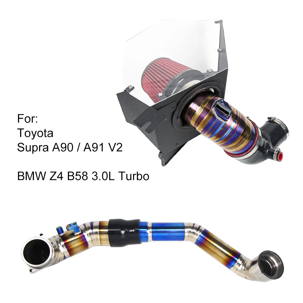 Wholesale in Stock for B m w 2016-2025 M240i M340i M440i 2019-2025 Supra 3.0T Titanium Intercooler Charge Pipe Air Intake Inlet